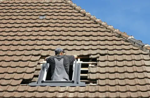 Pose de velux - Servant